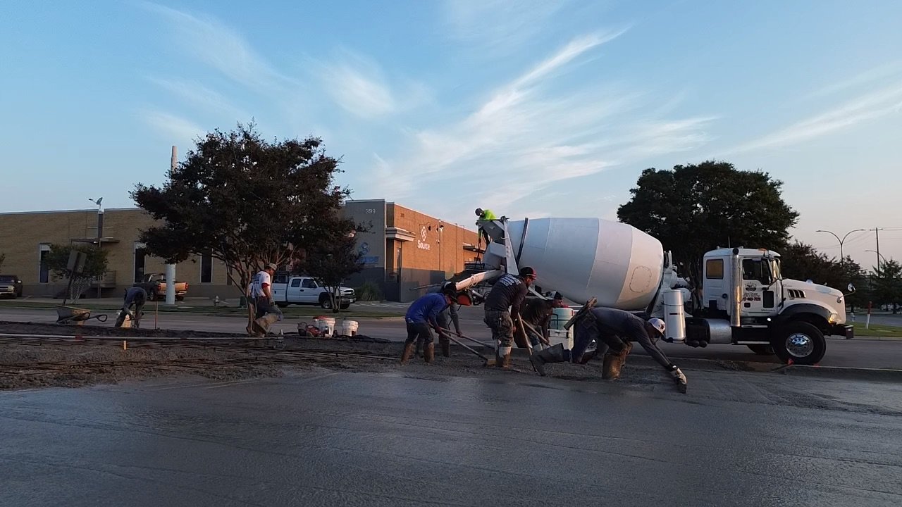 Concrete flatwork installation project #14 — TexTex Concrete DFW