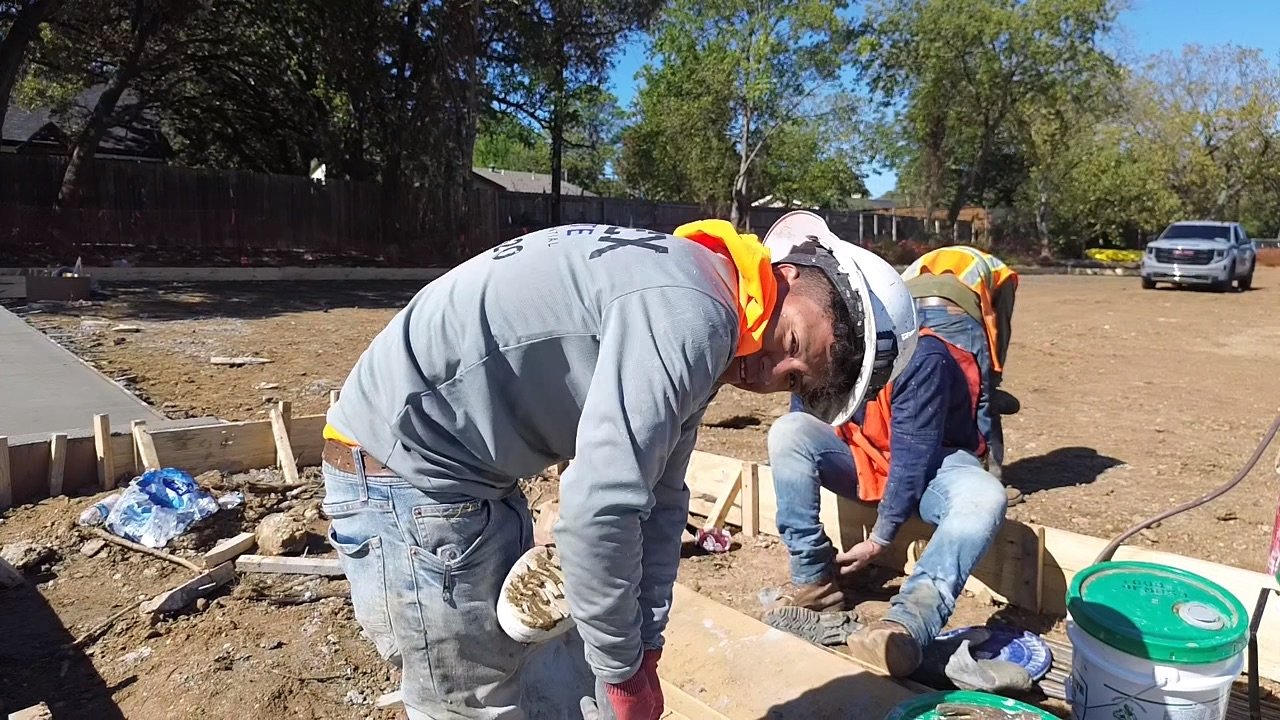 Concrete flatwork installation project #43 — TexTex Concrete DFW
