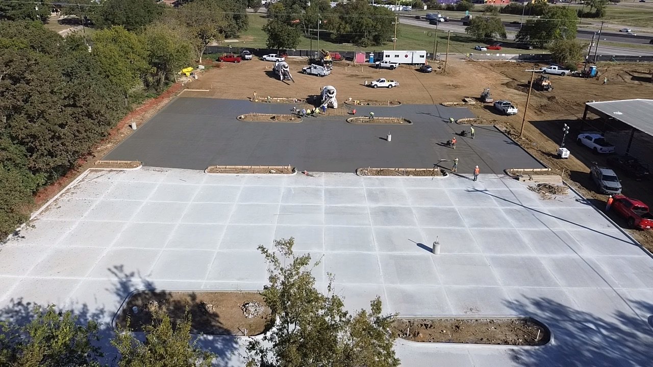 Concrete flatwork installation project #46 — TexTex Concrete DFW