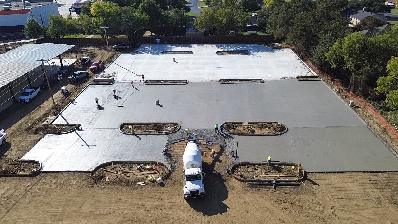 Concrete flatwork installation project #47 — TexTex Concrete DFW