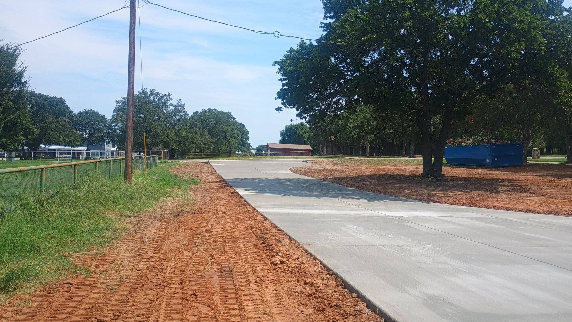 Residential Driveway — Curved Approach, Fort Worth TX