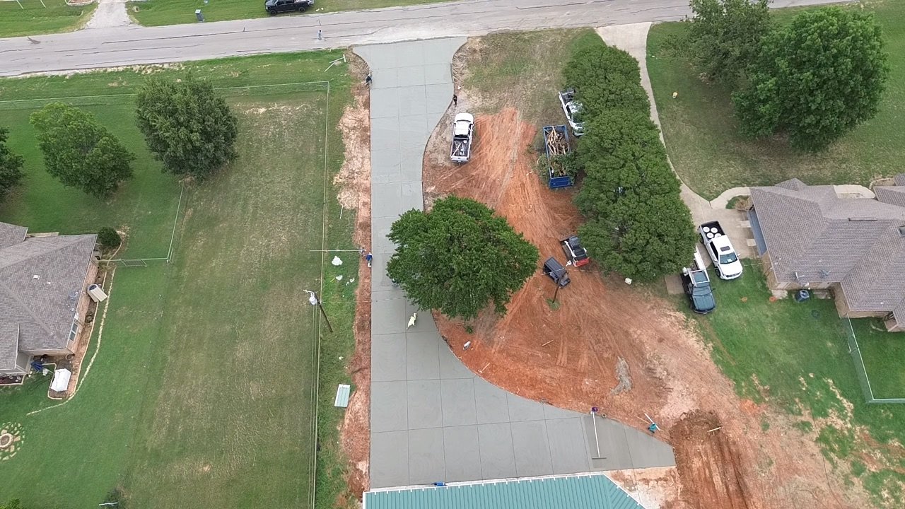 Exposed Aggregate Driveway, Southlake TX